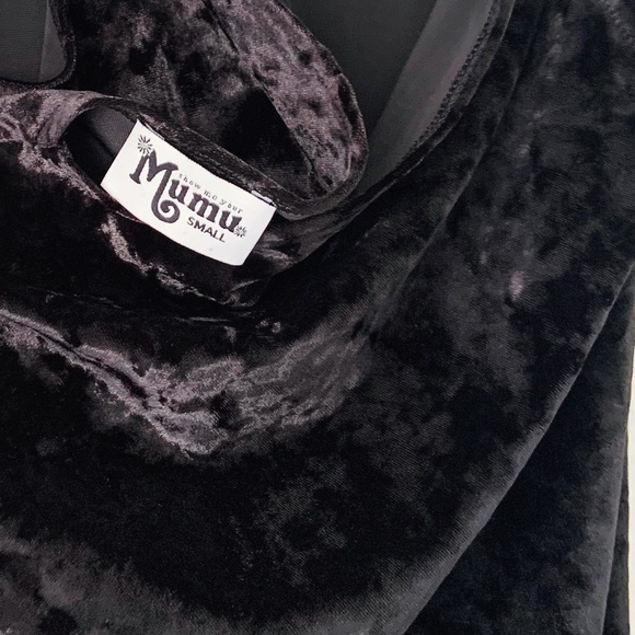 Show Me Your MuMu Black Metallic Choker Dress S - Picture 5 of 6